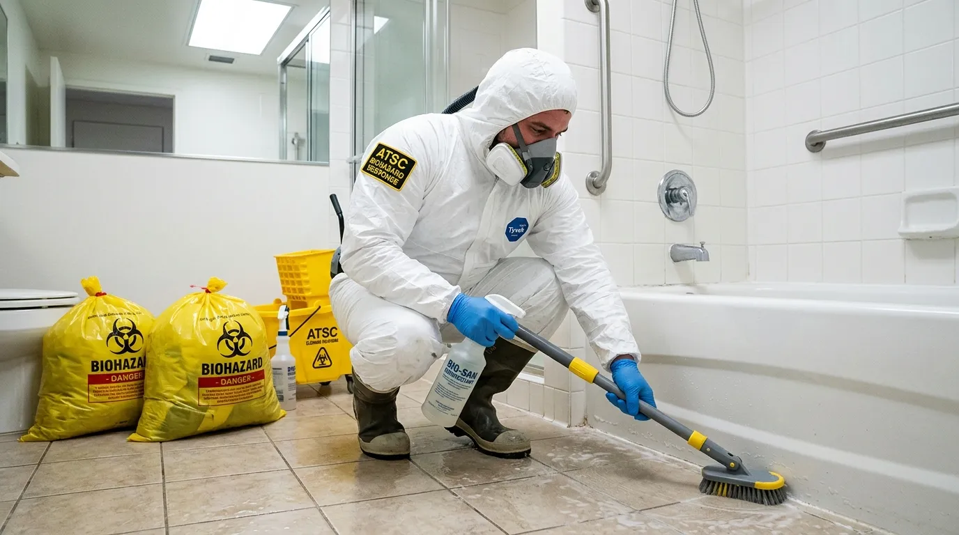Decontamination equipment deployed for Blood Cleanup in Des Peres